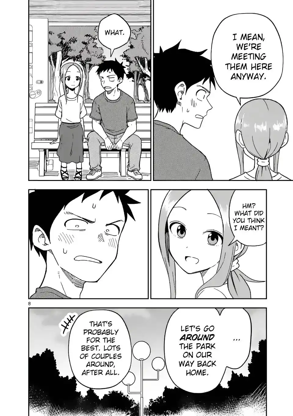 Karakai Jouzu no (Moto) Takagi-san Chapter 195 8